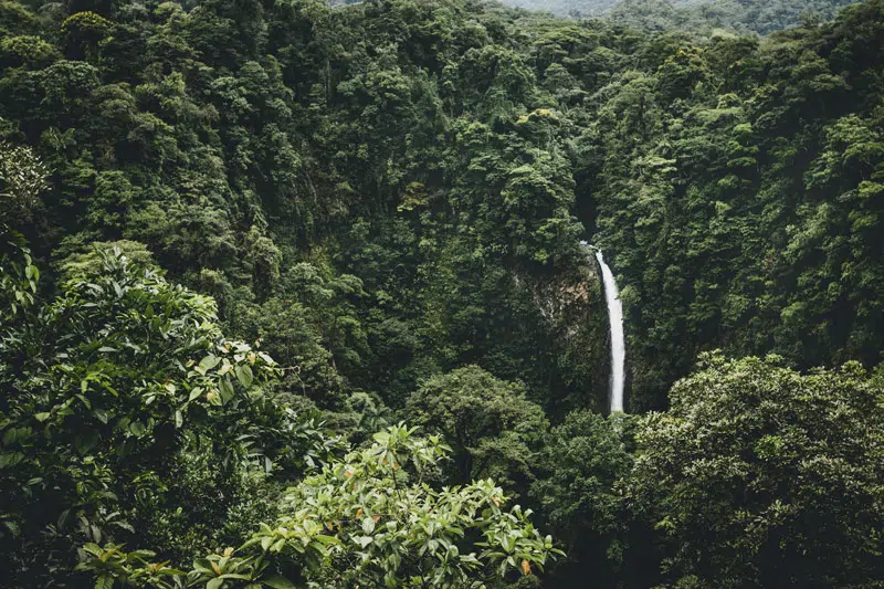 Costa Rica Waterfall.